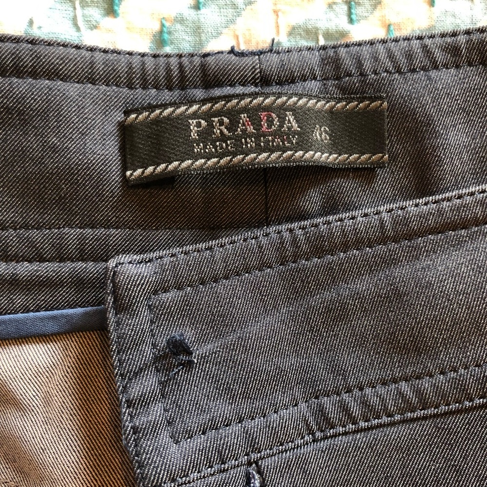 Vintage Prada straight or mini boot pants